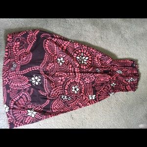 Anthropologie Marimekko strapless dress